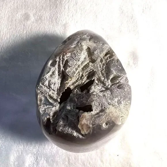 Amethyst Geode Crystal Egg